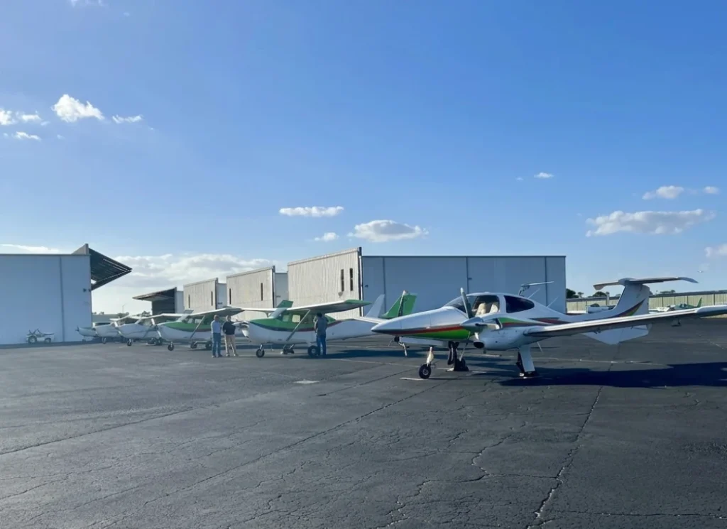 Rental airplane fleet lineup